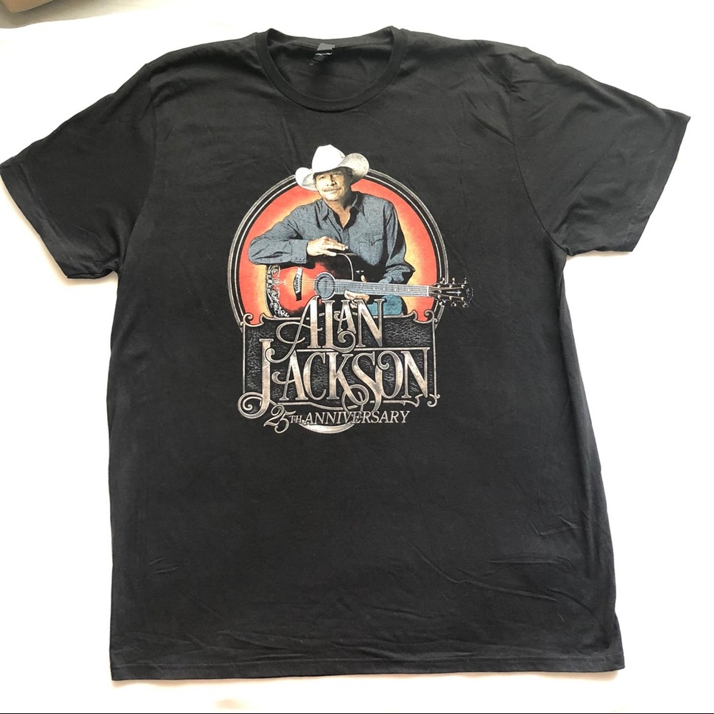 NWOT ALAN JACKSON 25th anniversary Shirt